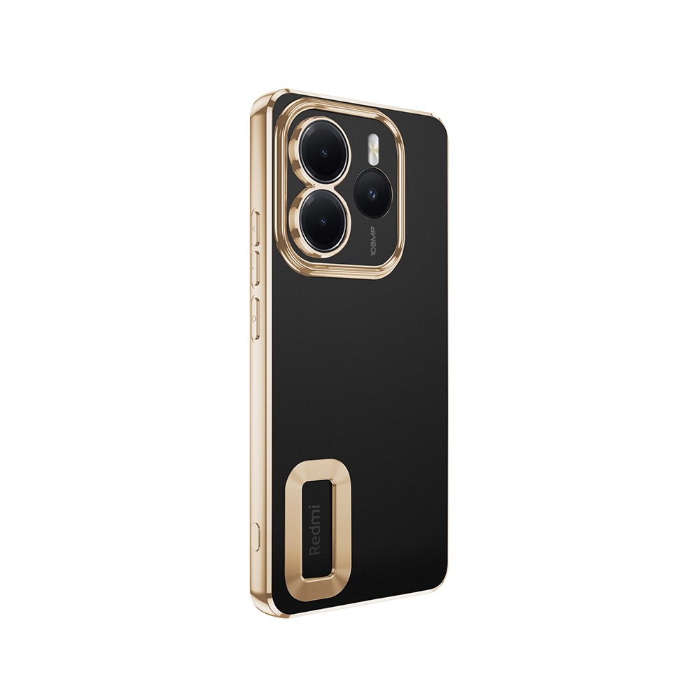 Xiaomi Redmi Note 14 5G Kılıf Kamera Korumalı Logo Gösteren Zore Omega Kapak