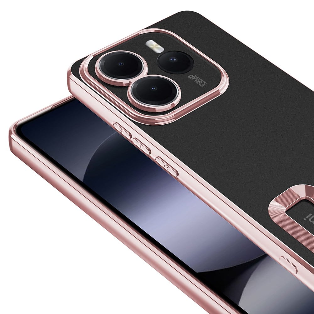 Xiaomi Redmi Note 14 5G Kılıf Kamera Korumalı Logo Gösteren Zore Omega Kapak
