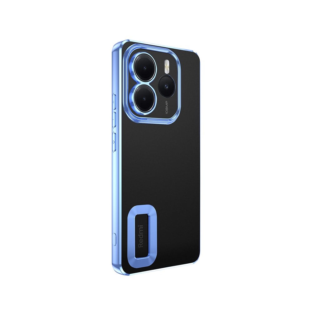 Xiaomi Redmi Note 14 5G Kılıf Kamera Korumalı Logo Gösteren Zore Omega Kapak
