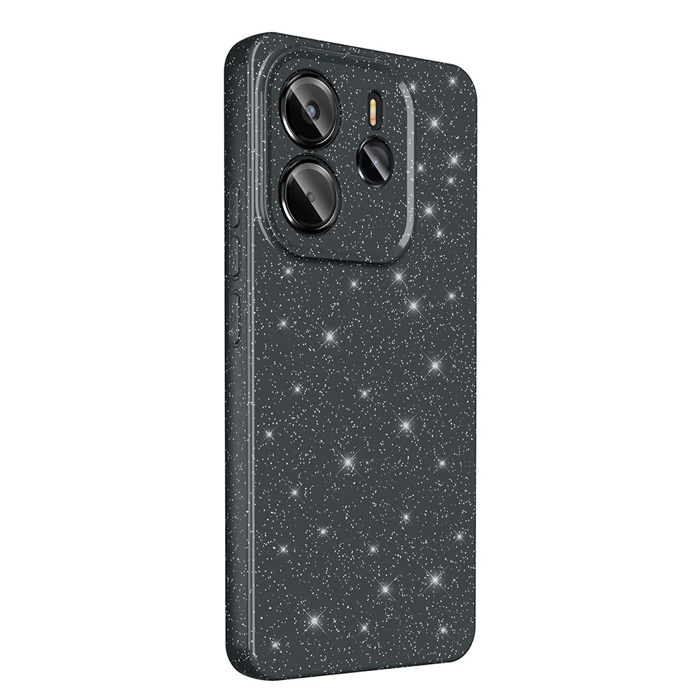 Xiaomi Redmi Note 14 5G Kılıf Kamera Korumalı Simli Lüks Zore Koton Kapak