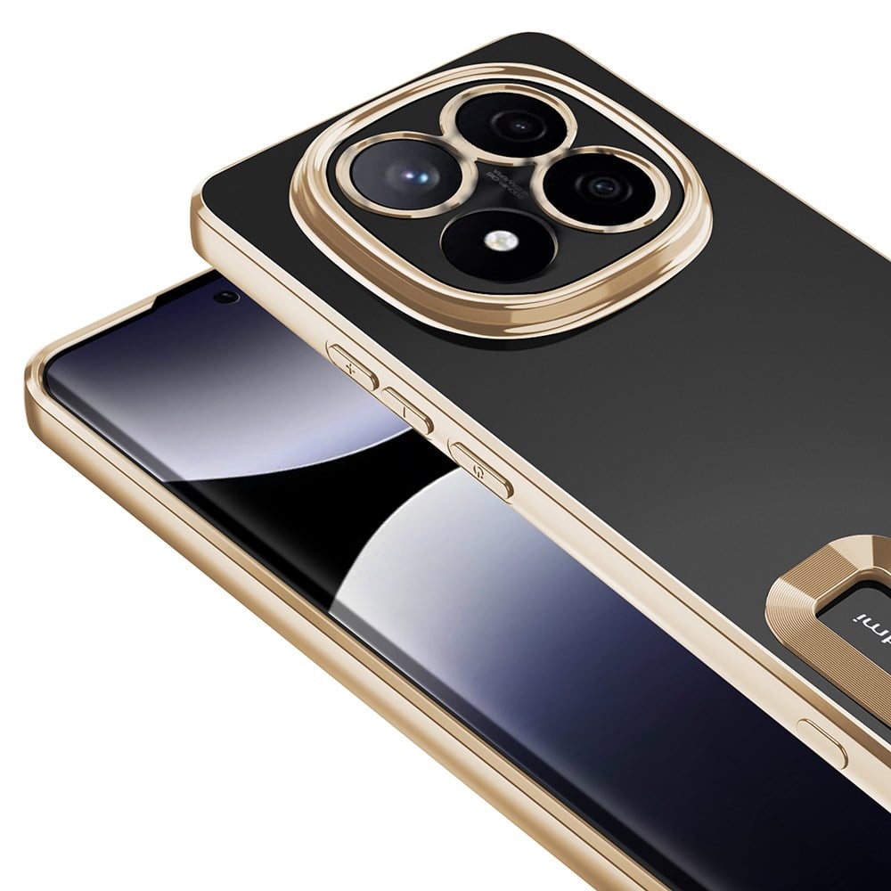 Xiaomi Redmi Note 14 Pro 5G Kılıf Kamera Korumalı Logo Gösteren Zore Omega Kapak