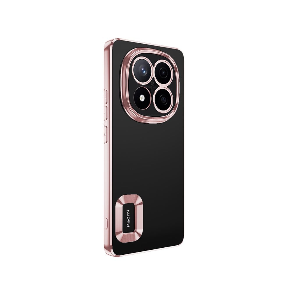 Xiaomi Redmi Note 14 Pro 5G Kılıf Kamera Korumalı Logo Gösteren Zore Omega Kapak