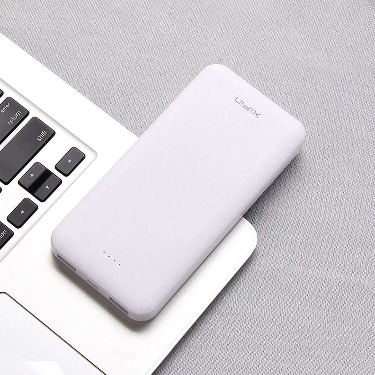 Xipin PX102 Hızlı Şarj Özellikli LED Göstergeli Dual USB Taşınabilir Akıllı Powerbank 10000mAh