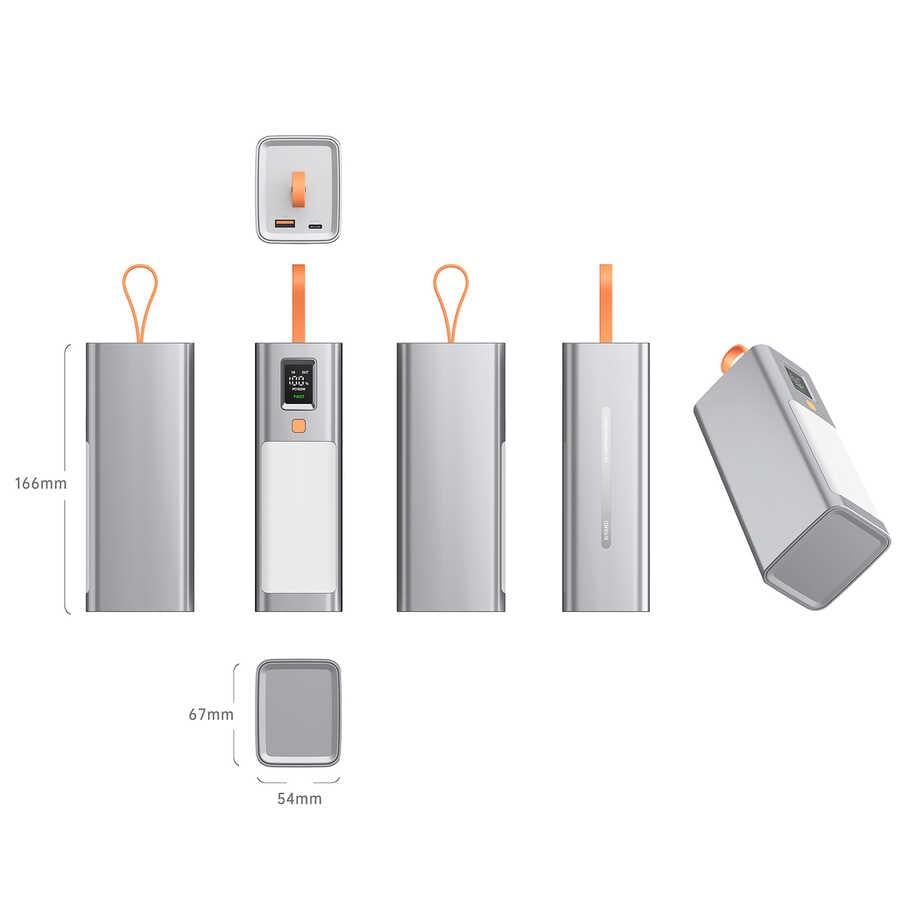 Xipin T133L Işıklı PD 100W Hızlı Şarj Özellikli 40000 Mah Powerbank