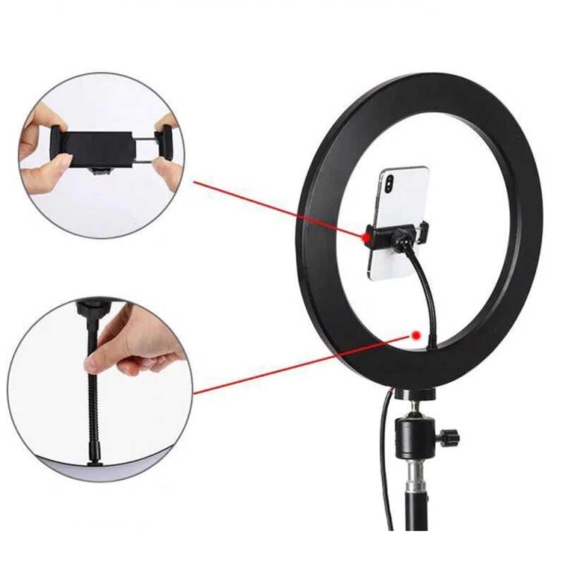 Zore CXB-260 Işıklı Telefon Tutucu Ring Light