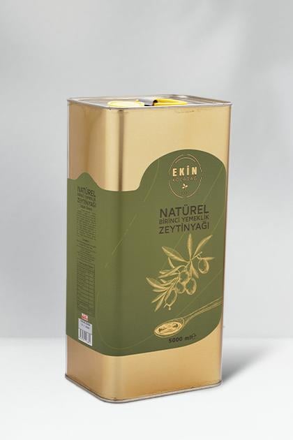  Natürel Birinci Yemeklik Zeytinyağı 5 lt. teneke