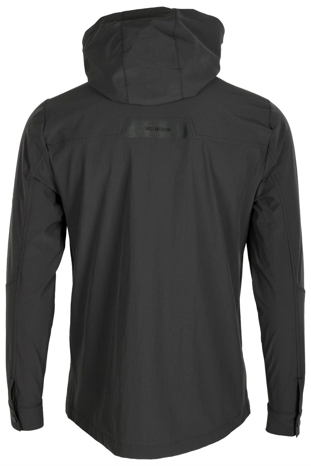 ERKEK Antrasit Waterproof Kapüşonlu Astarsız Slim Fit Baharlık ve Mevsimlik Mont 4511