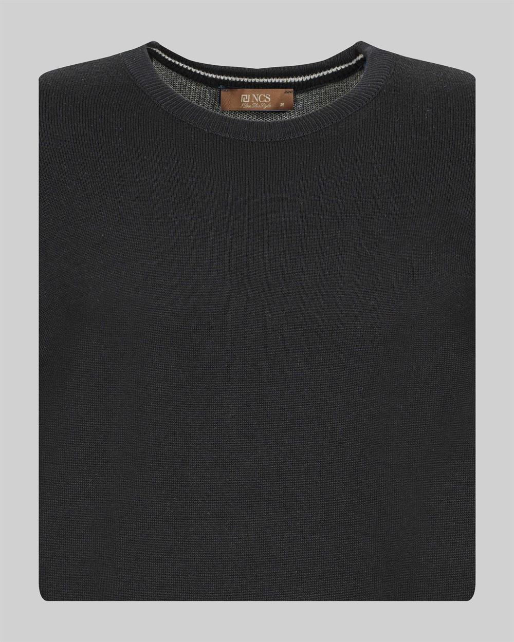 Erkek Bisiklet Yaka Triko Slim Fit Pamuklu Kazak NCS JEANS 3002