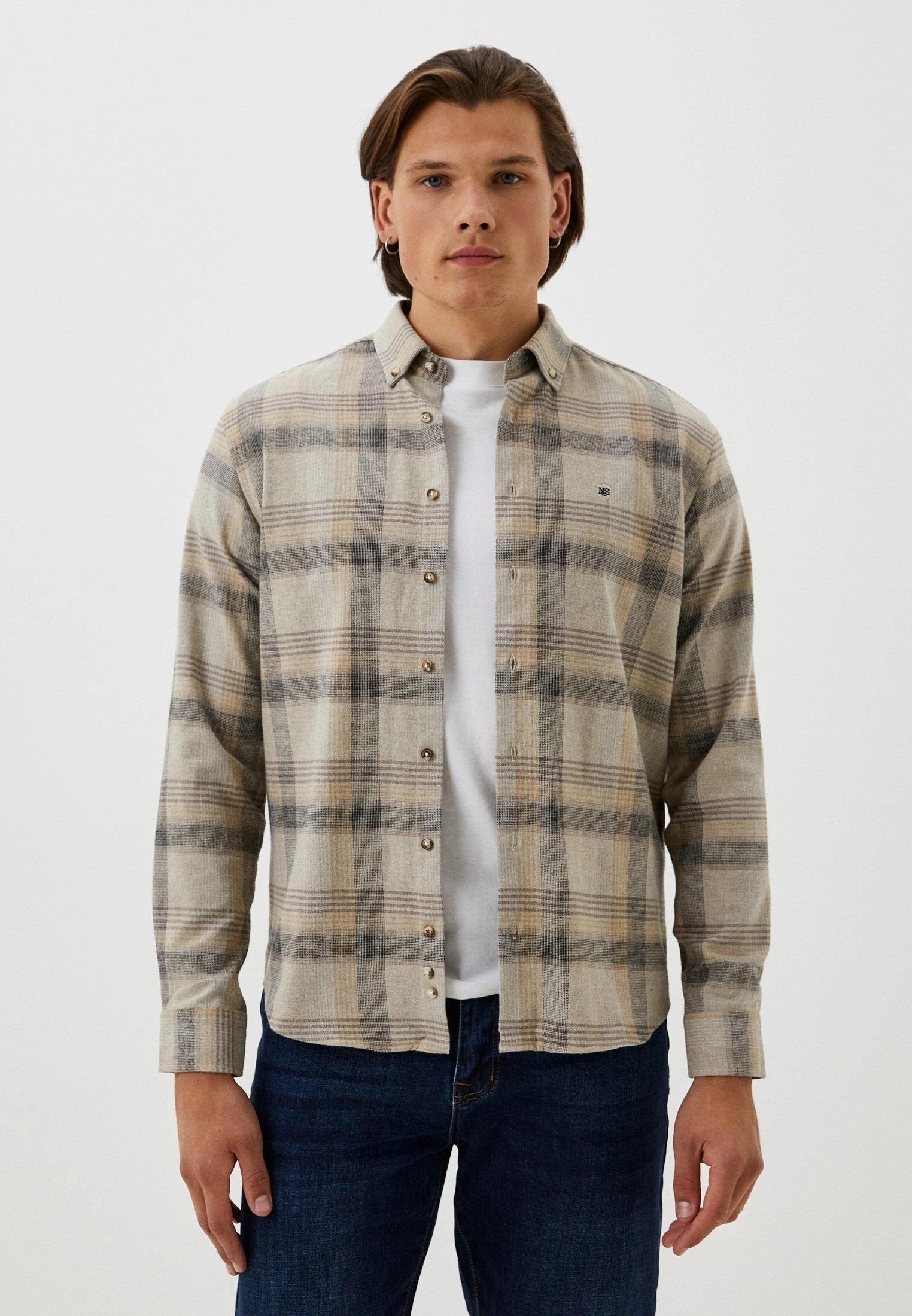 Erkek Flanel Gömlek Ekose Desenli Slim Fit Düğmeli Yaka Oduncu Gömlek NCS JEANS 7265