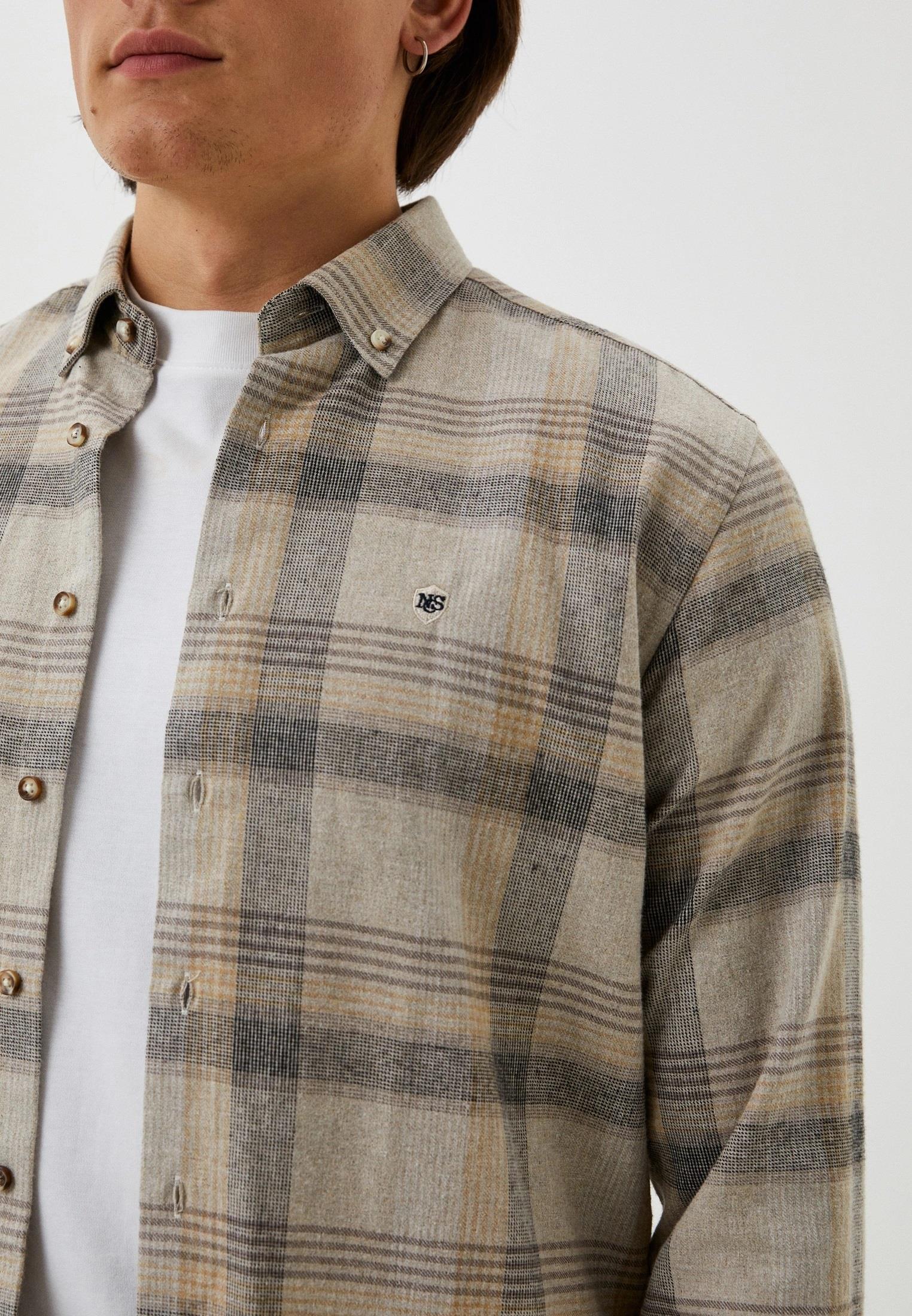 Erkek Flanel Gömlek Ekose Desenli Slim Fit Düğmeli Yaka Oduncu Gömlek NCS JEANS 7265