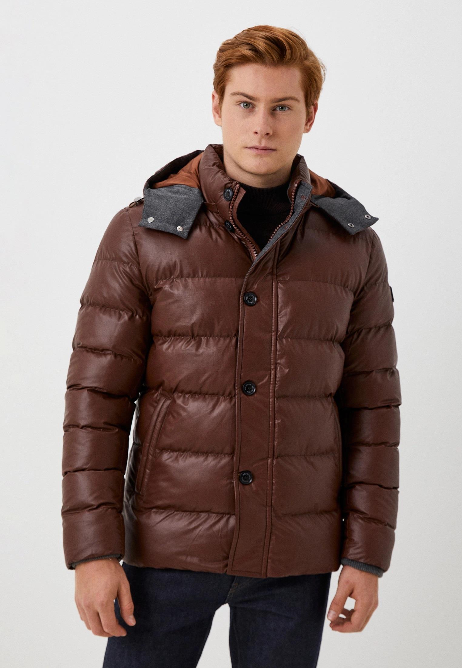 Erkek Kiremit Kapüşon Detay Rüzgar ve Su İtici Nefes Alabilen Slim Fit Mont NCSJEANS 4989