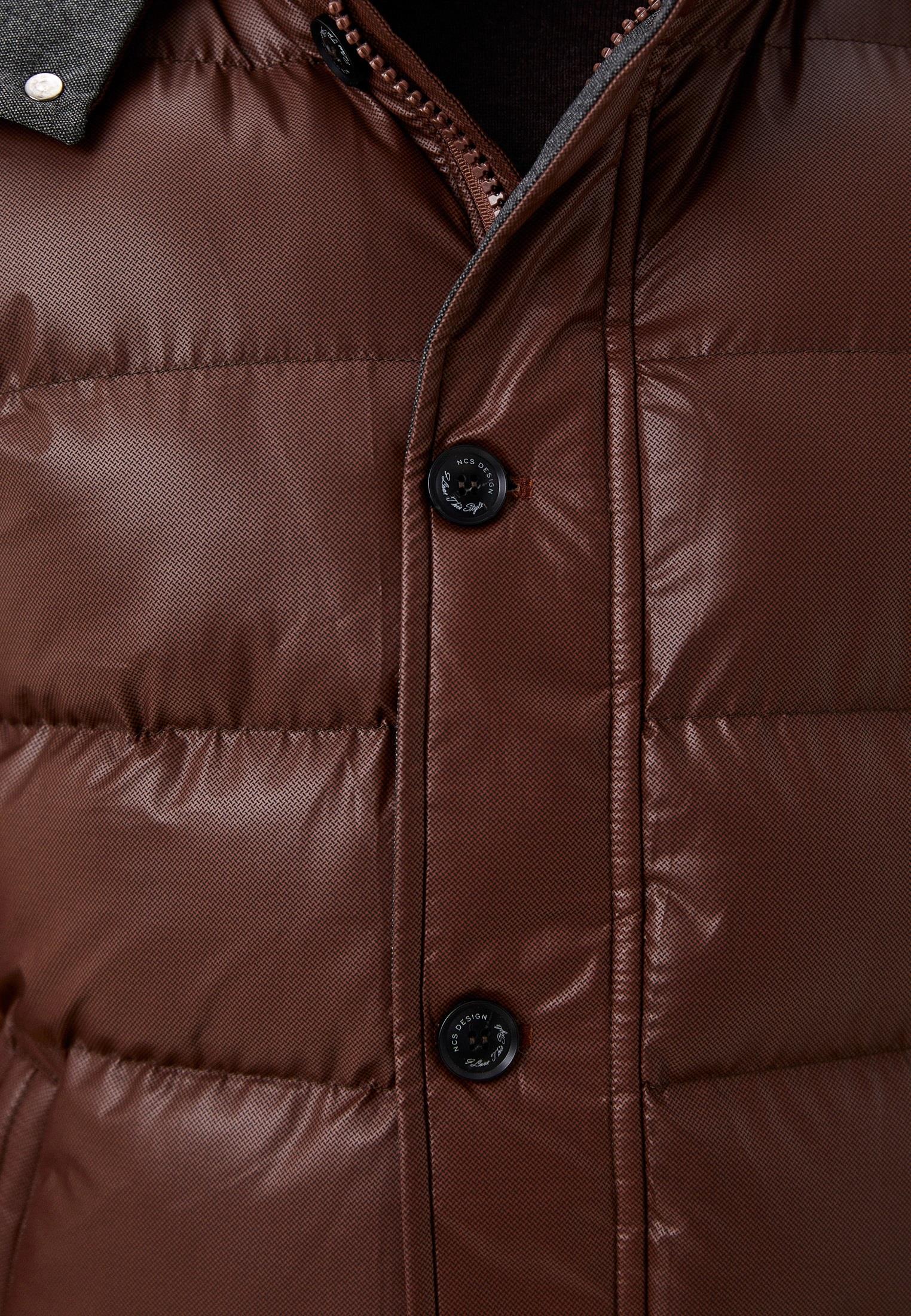 Erkek Kiremit Kapüşon Detay Rüzgar ve Su İtici Nefes Alabilen Slim Fit Mont NCSJEANS 4989