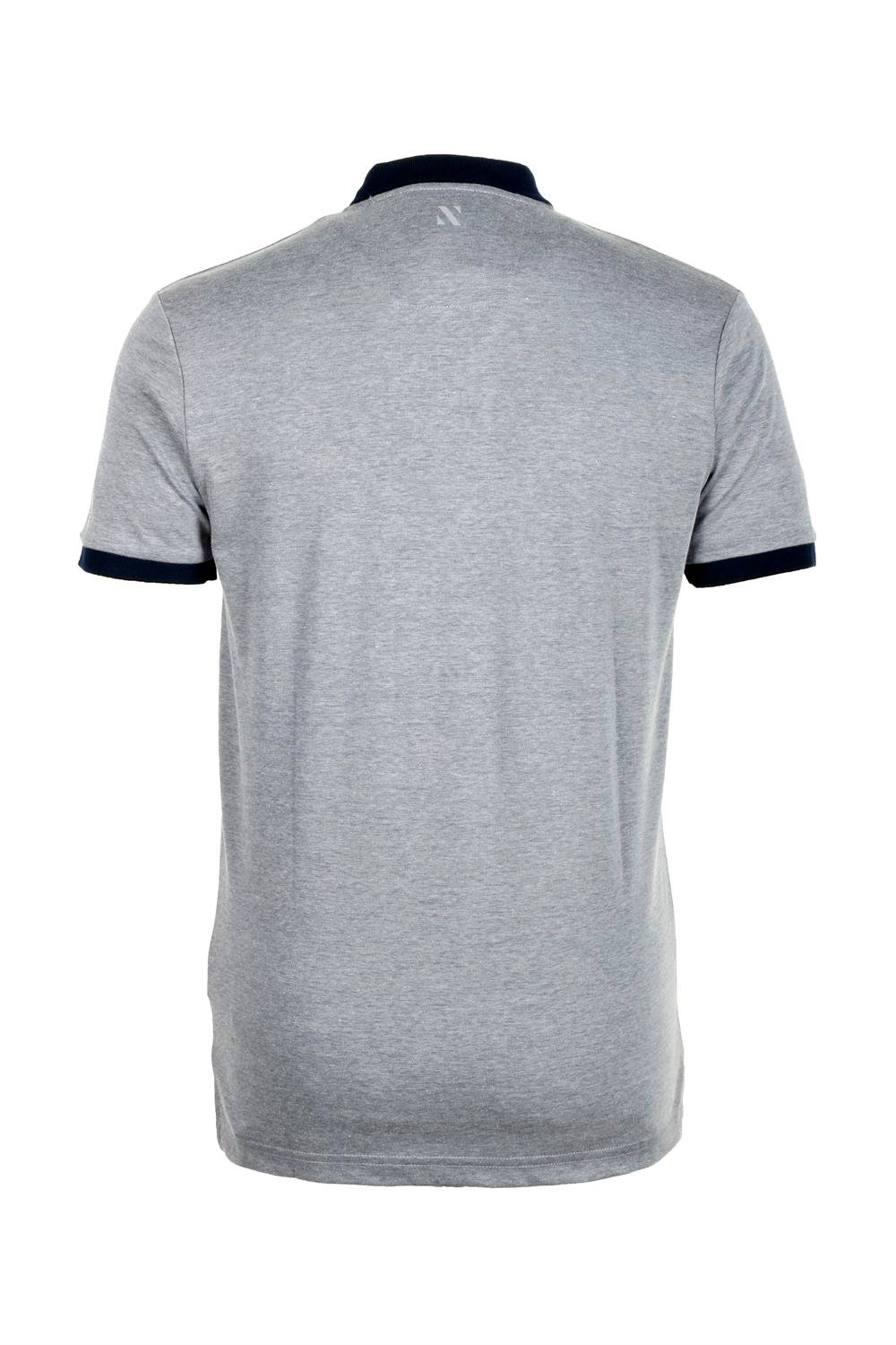 Erkek Lacivert Slim Fit Polo Yaka %100 Pamuk T-shirt Jeans 1136