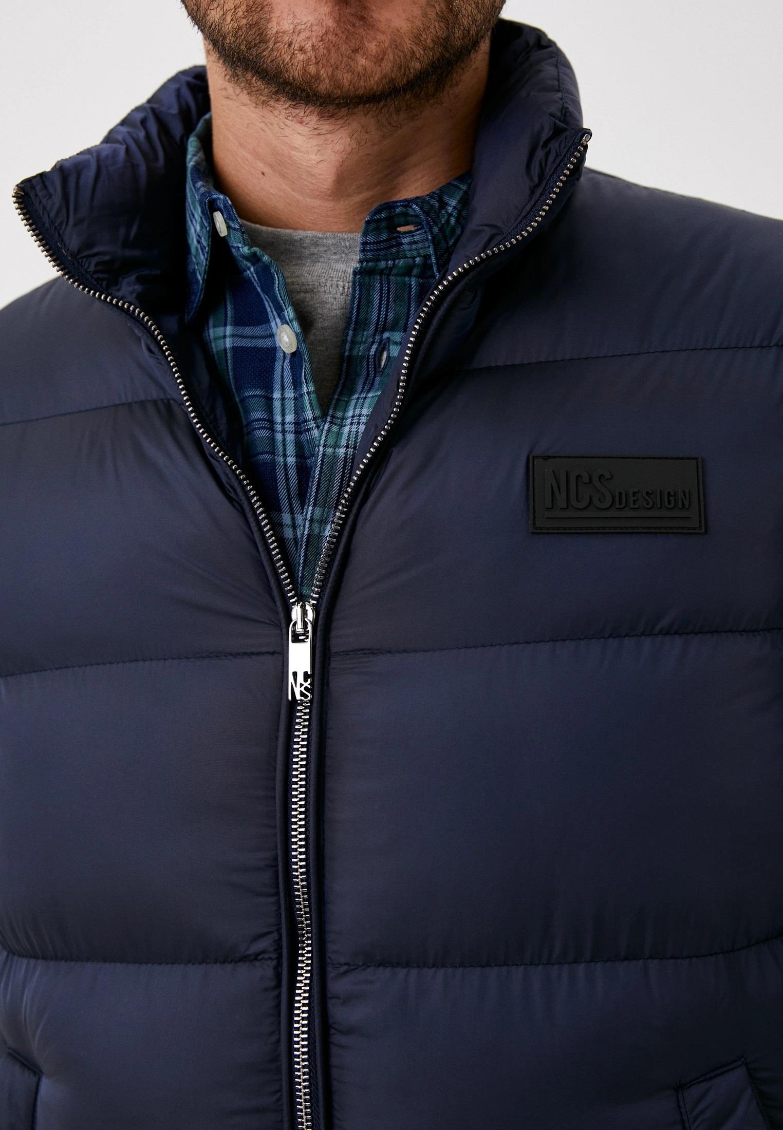 Erkek Lacivert Termo Dolumlu Two Tone Rüzgar ve Su İtici Slim Fit Mont NCS JEANS 4990