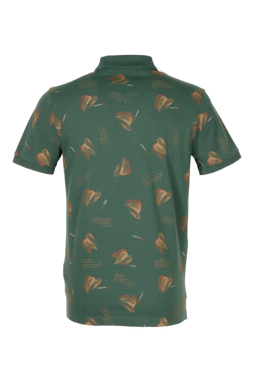 Erkek Neft Slim Fit Polo Yaka Baskılı Tshirt 1202