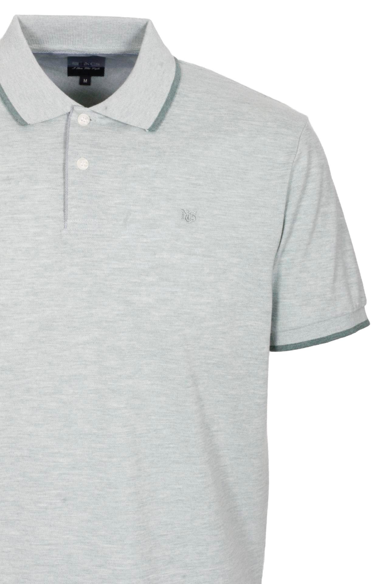 Erkek Polo Yaka Tişört %100 Pamuk Slim Fit Ribanalı Kol T-shirt NCS JEANS 1245