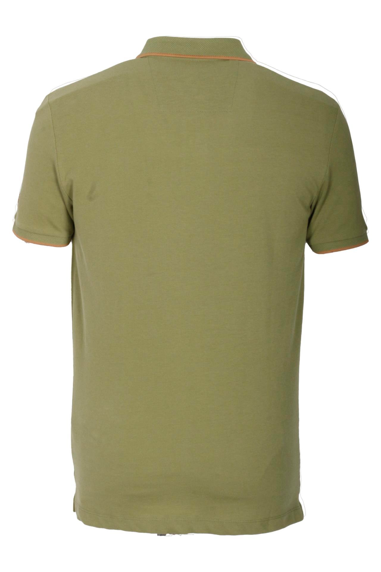 Erkek Polo Yaka Tişört %100 Pamuk Slim Fit Ribanalı Kol Çizgili T-shirt NCS JEANS 1173