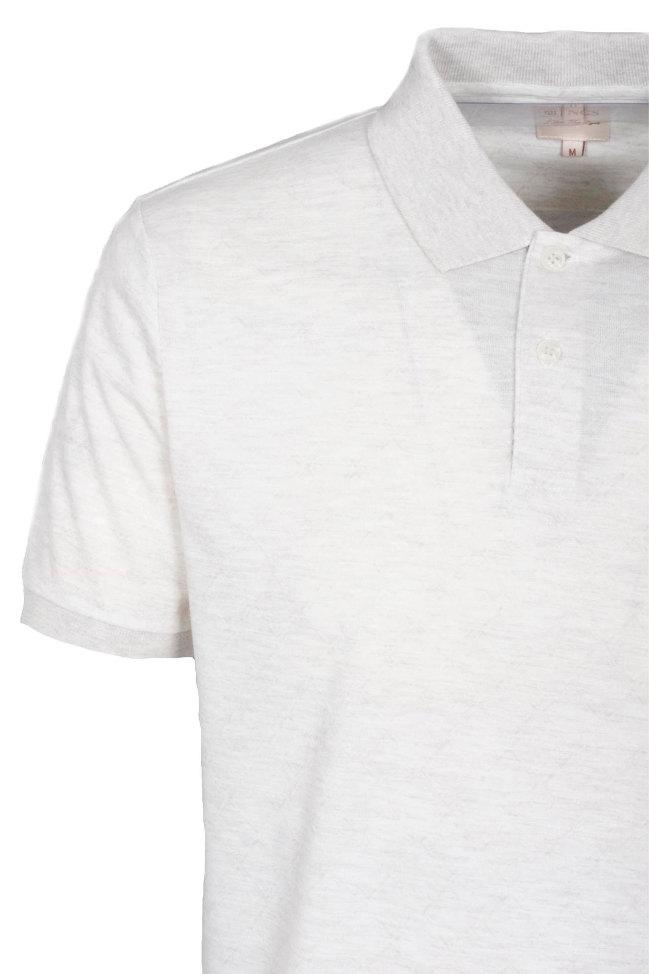 Erkek Polo Yaka Tişört Bej Dokulu %100 Pamuk Slim Fit Ribanalı Kol T-shirt NCS JEANS 1250