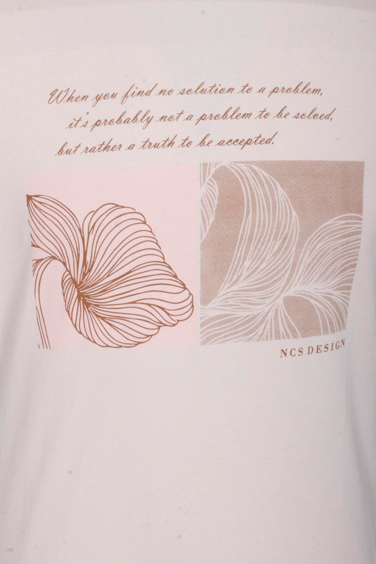 Erkek Polo Yaka Tişört Bej Slim Fit Ribanalı %100 Pamuk Desenli T-shirt NCS JEANS 1208