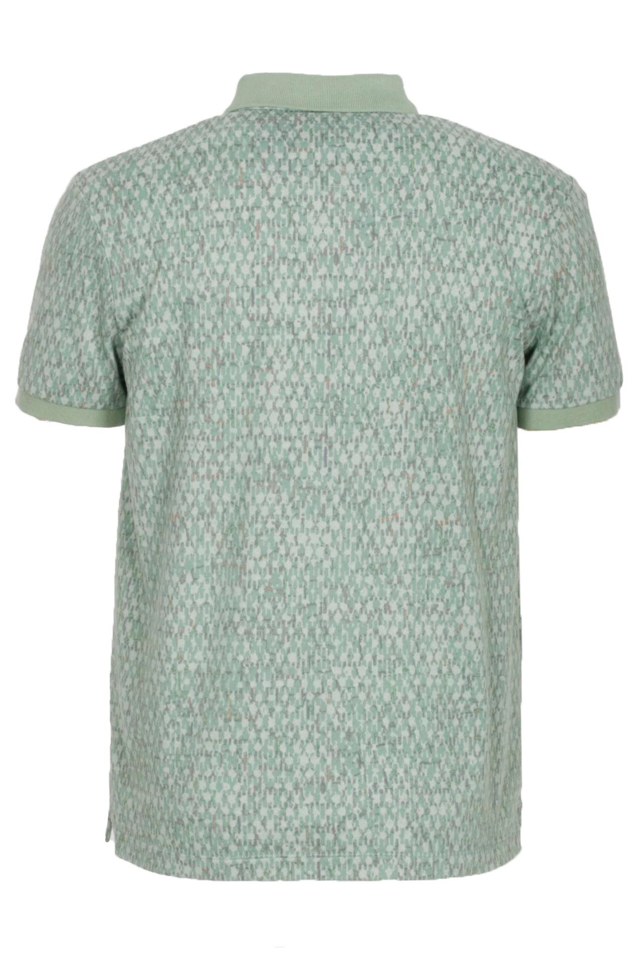 Erkek Polo Yaka Tişört Çağla Slim Fit Ribanalı Kol Pamuklu Baskılı T-shirt NCS JEANS 1253