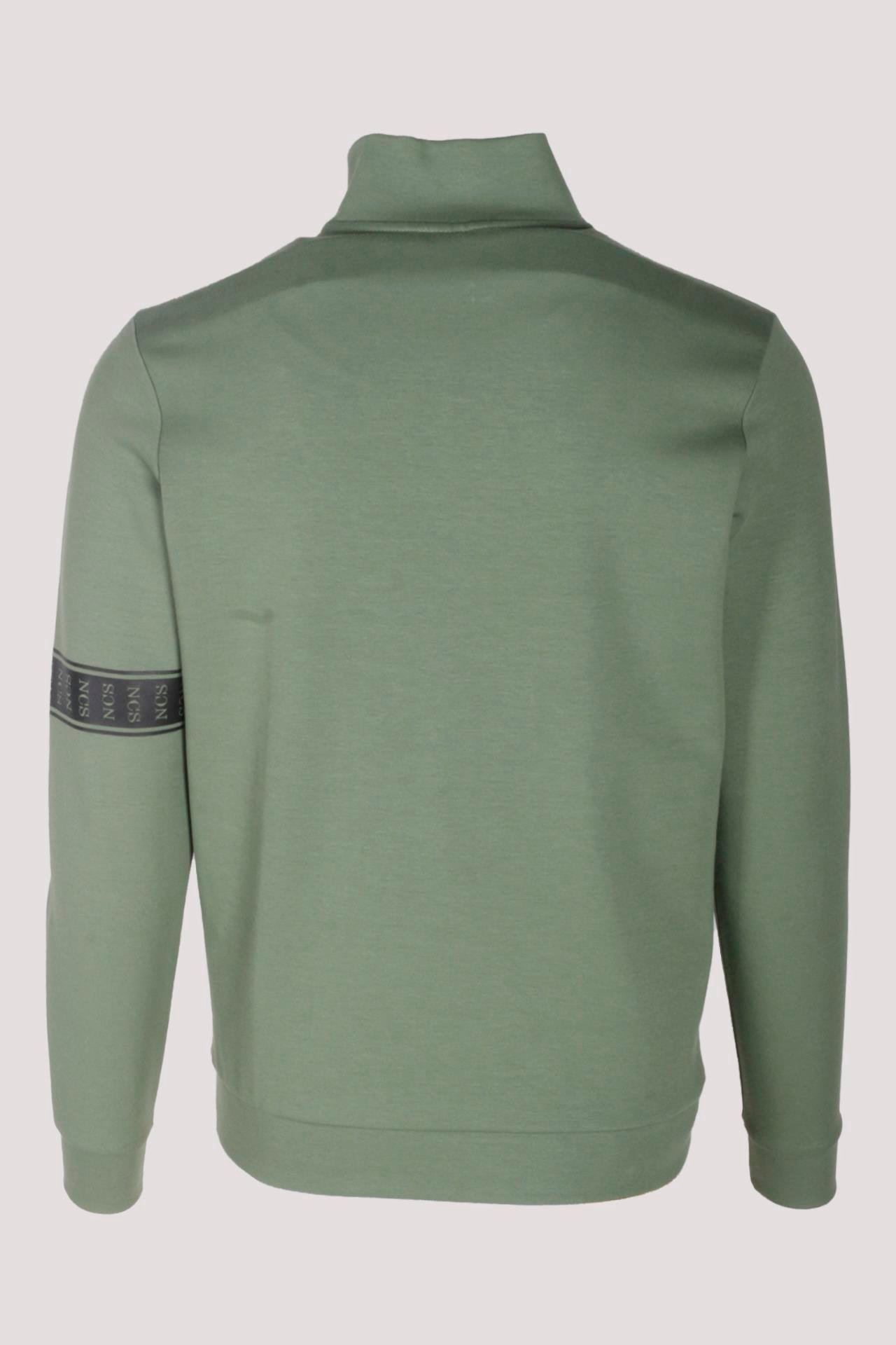 Erkek Sweatshirt Fermuarlı Dik Yakalı Double Face 2 Ön Cepli Relax Fit Çağla Sweat NCS JEANS 1651