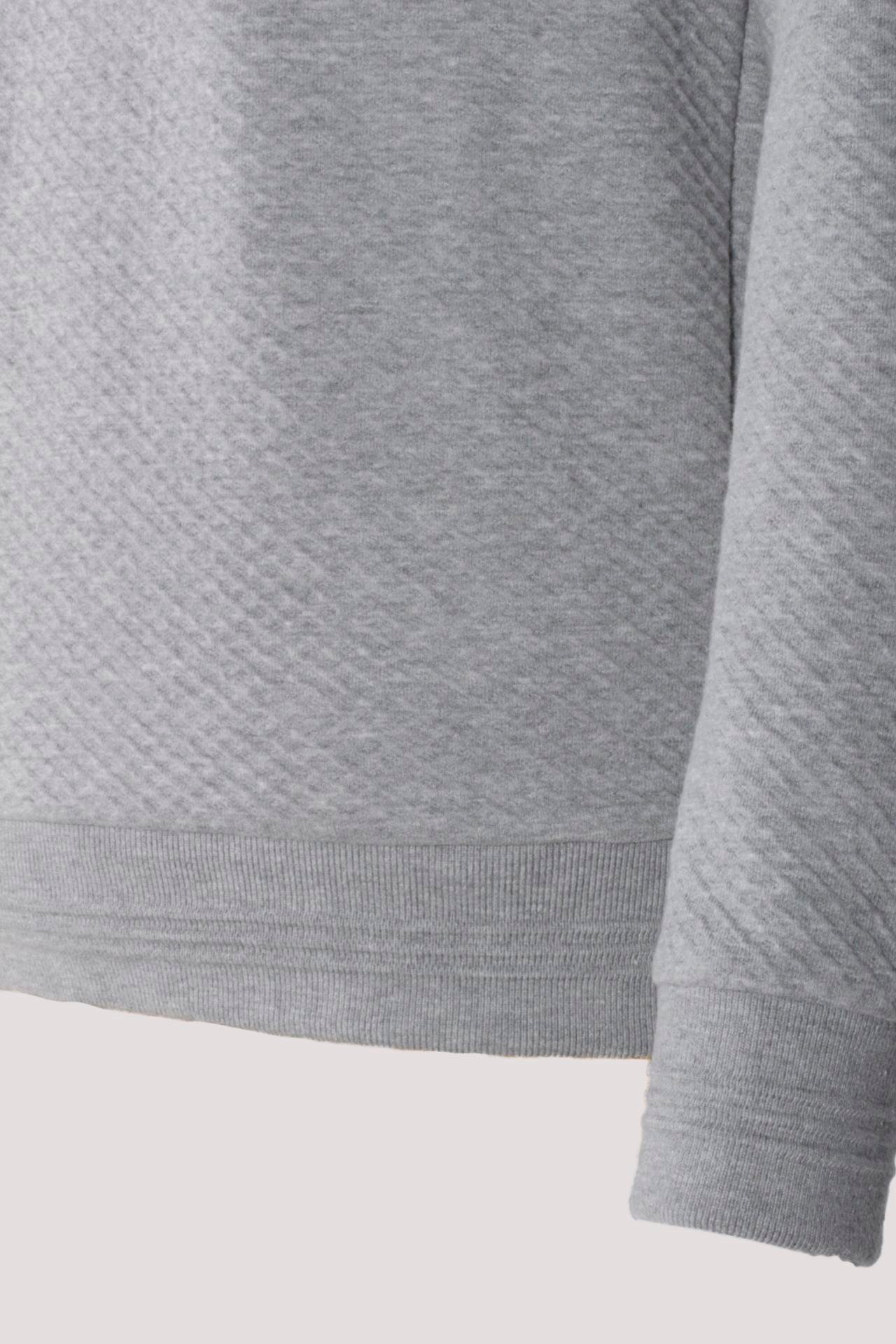 Erkek Sweatshirt Grimalnj Kabartma Baskılı Bisiklet Yaka Logo Detay Cotonel Kumaş Sweat NCS JEANS 1614