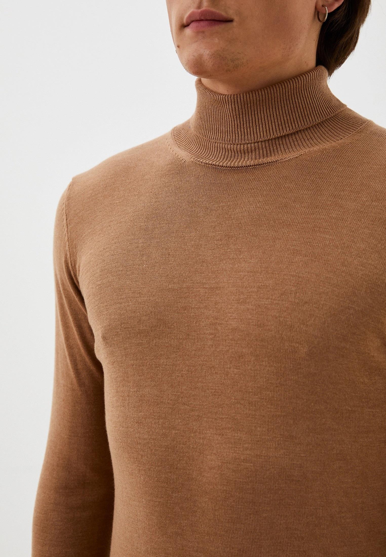 Erkek Tam Balıkçı Boğazlı Triko Camel Slim Fit Pamuklu Sık Örme Kazak NCS JEANS 3003