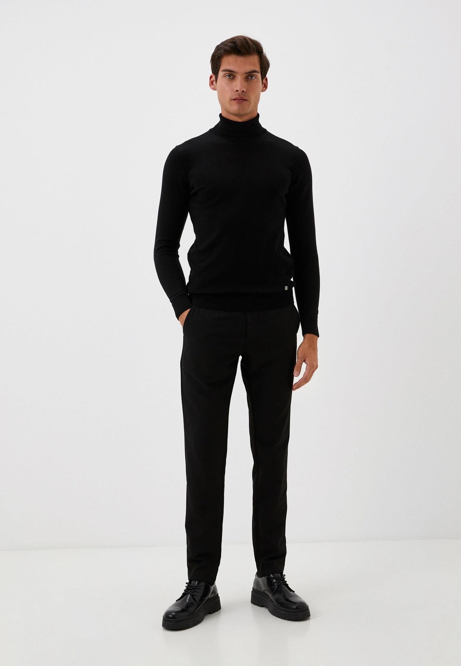 Erkek Tam Balıkçı Boğazlı Triko Siyah Slim Fit Pamuklu Sık Örme Kazak NCS JEANS 3003