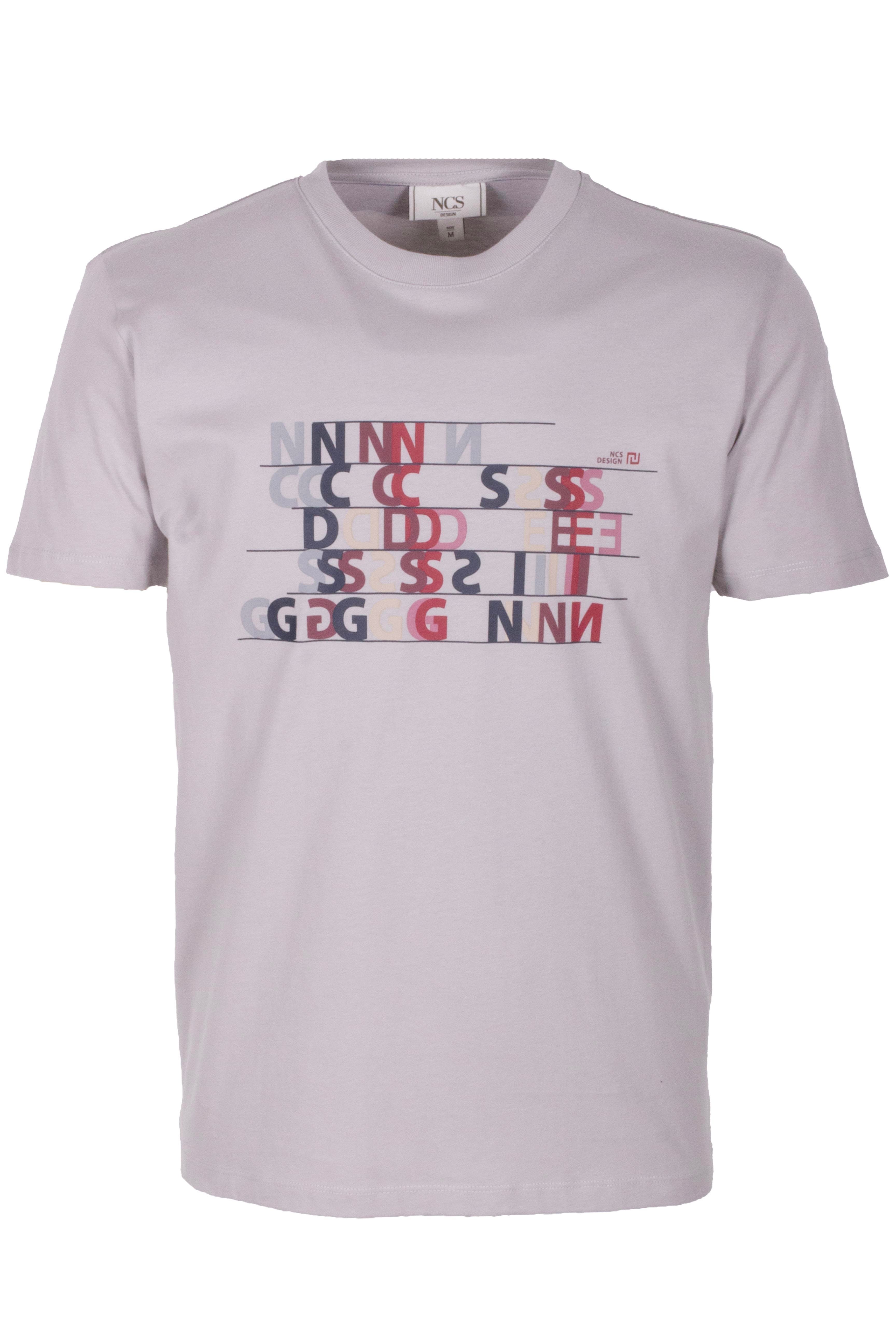 Erkek Tişört Bisiklet Yaka Grimelanj Slim Fit Baskılı T-shirt NCS JEANS 1295