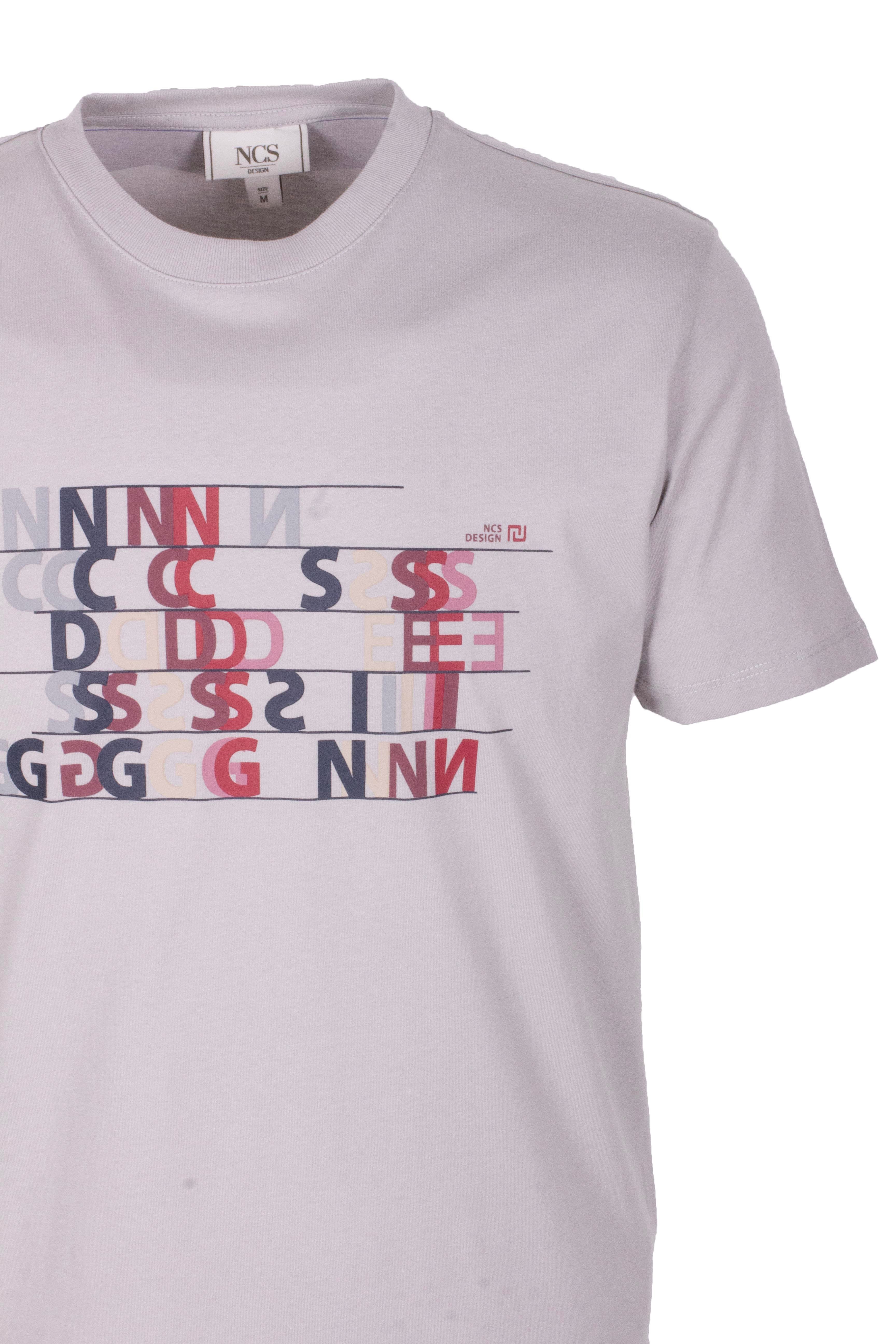 Erkek Tişört Bisiklet Yaka Grimelanj Slim Fit Baskılı T-shirt NCS JEANS 1295