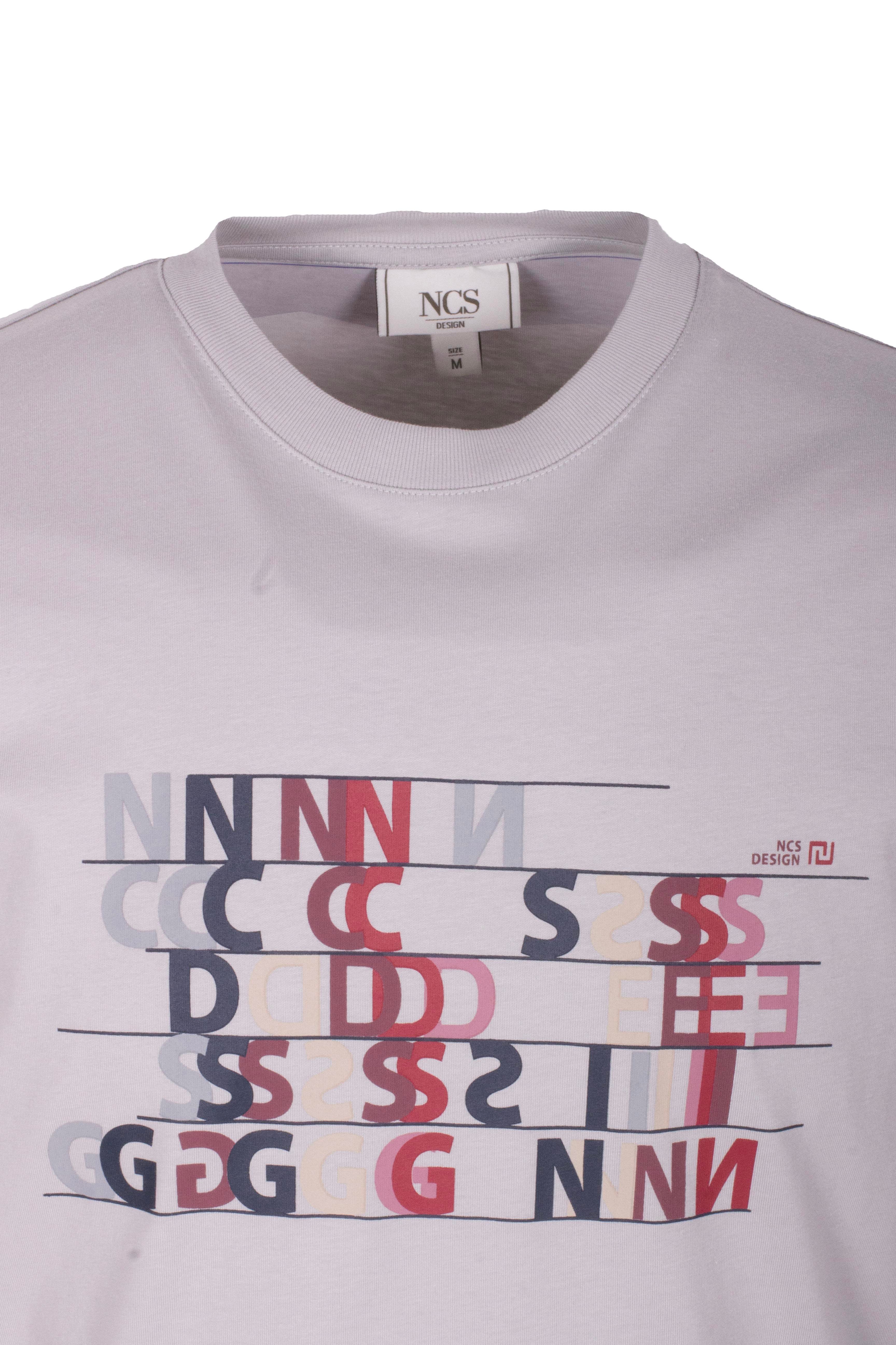 Erkek Tişört Bisiklet Yaka Grimelanj Slim Fit Baskılı T-shirt NCS JEANS 1295