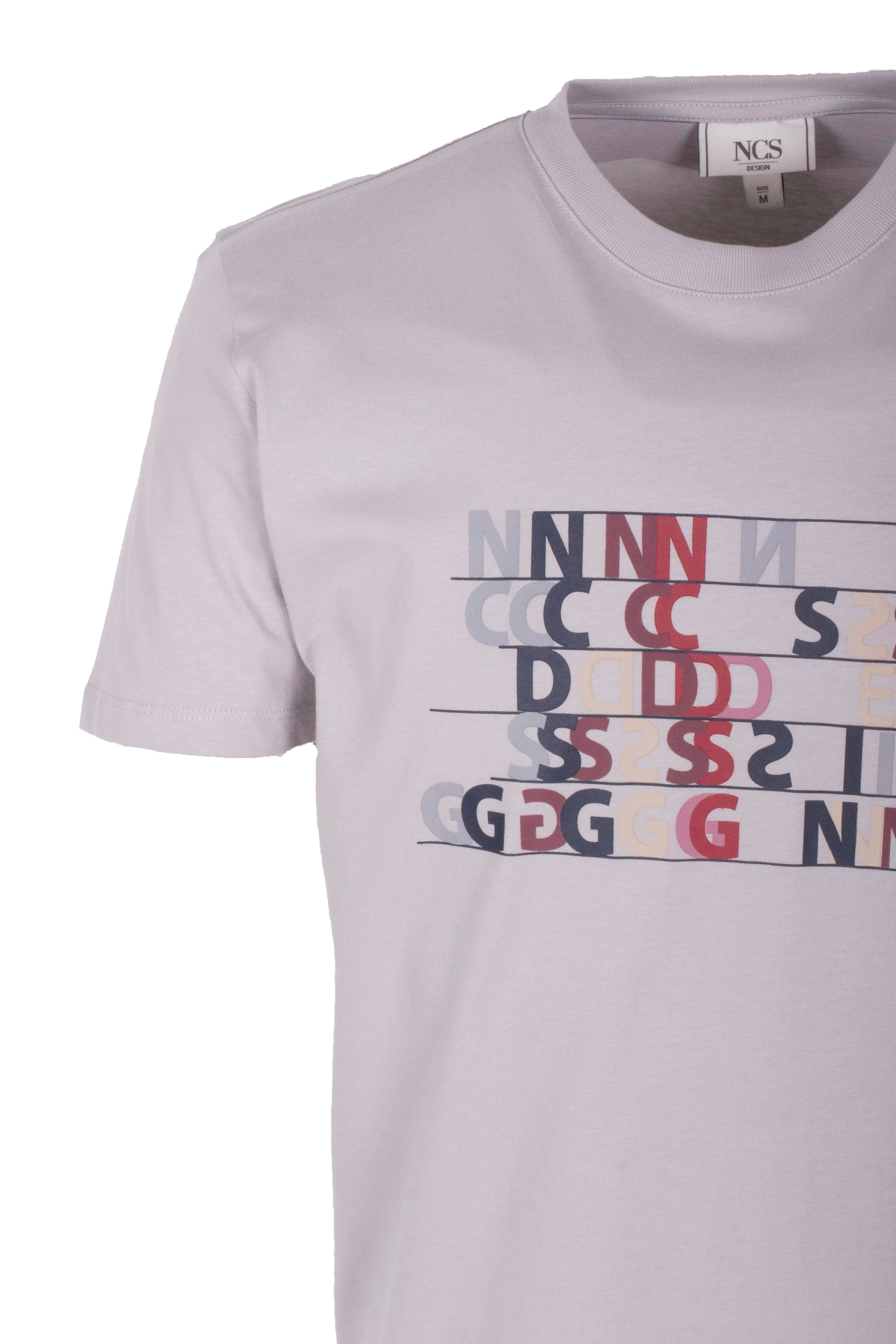 Erkek Tişört Bisiklet Yaka Grimelanj Slim Fit Baskılı T-shirt NCS JEANS 1295