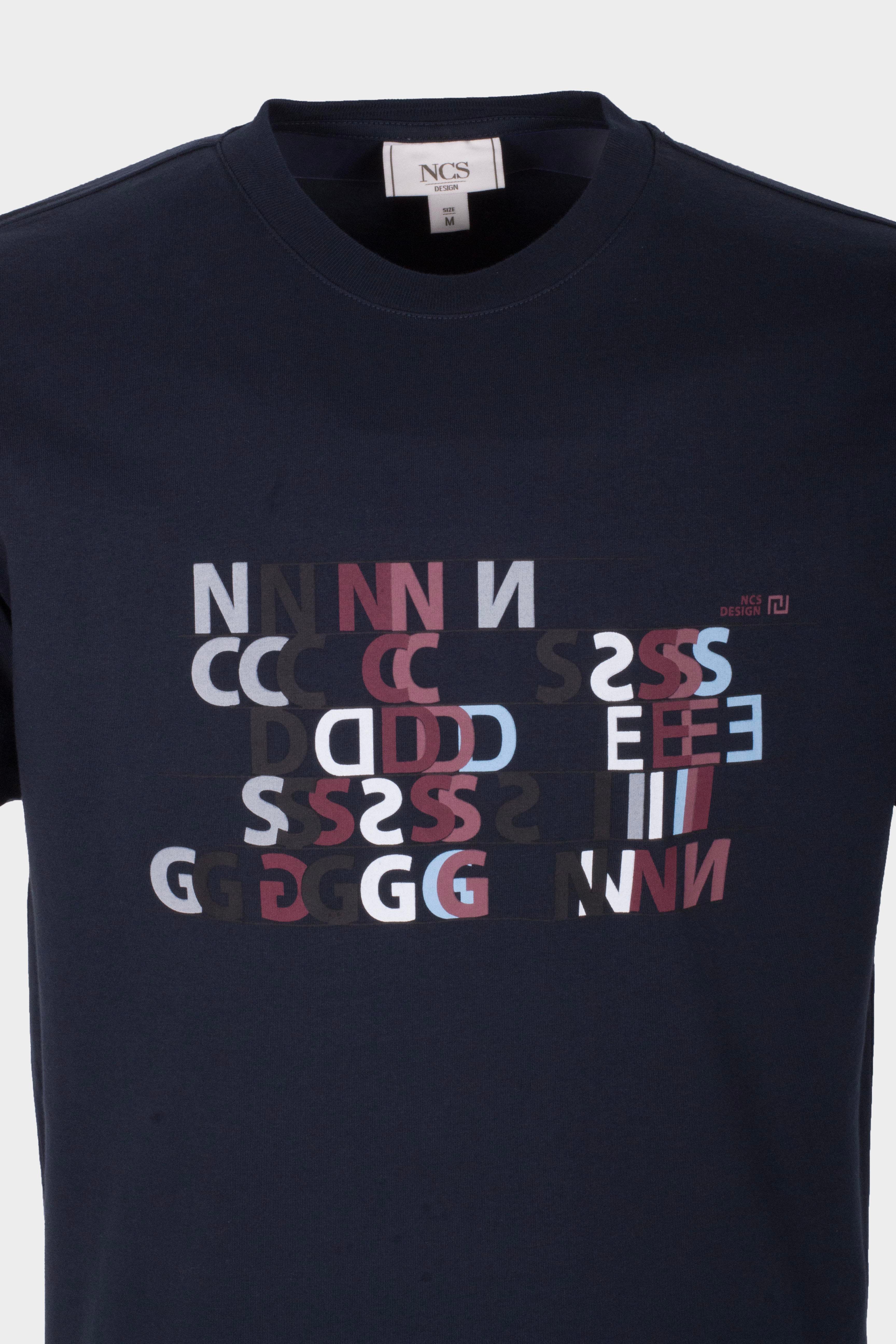 Erkek Tişört Bisiklet Yaka Slim Fit Baskılı T-shirt NCS JEANS 1295