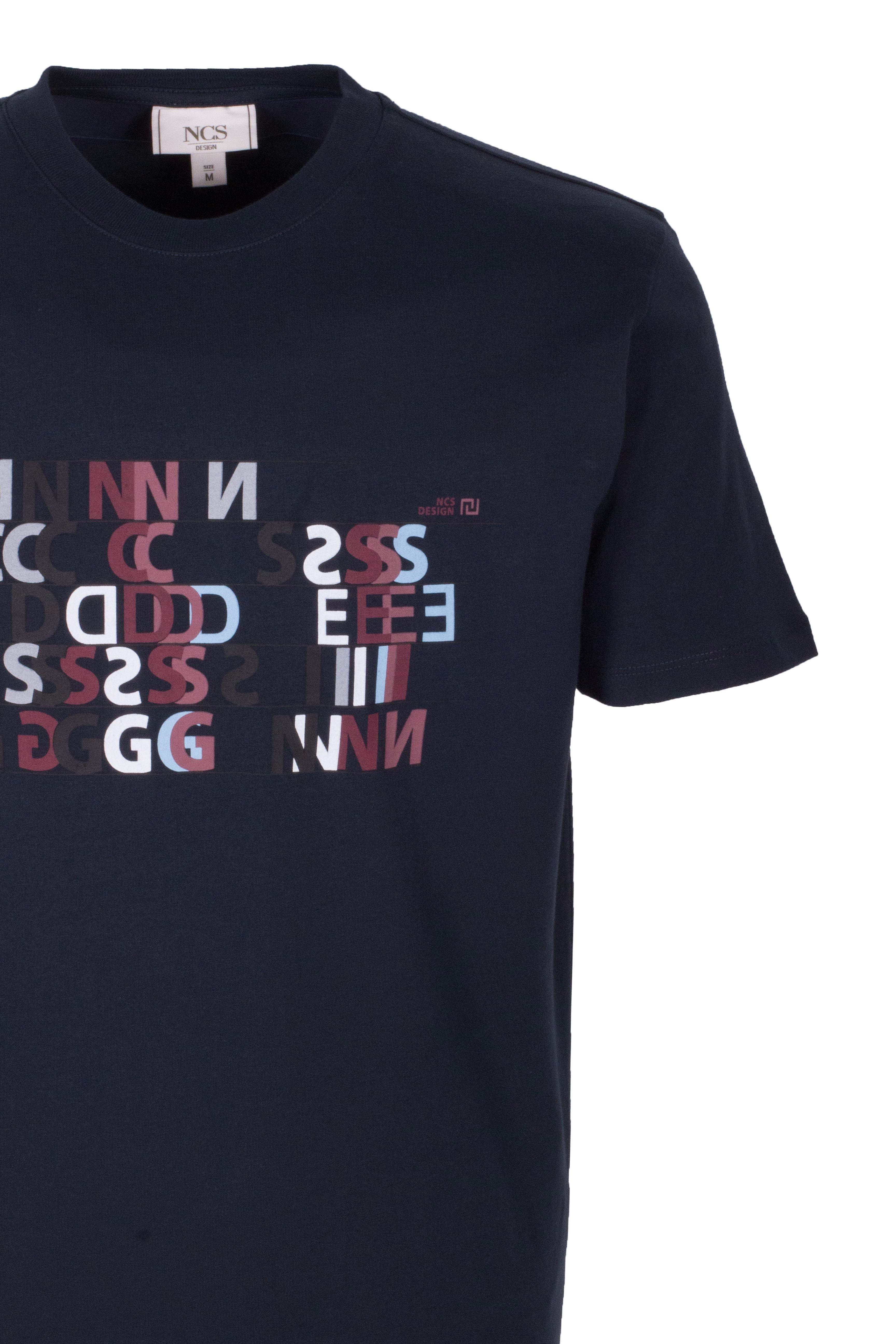 Erkek Tişört Bisiklet Yaka Slim Fit Baskılı T-shirt NCS JEANS 1295