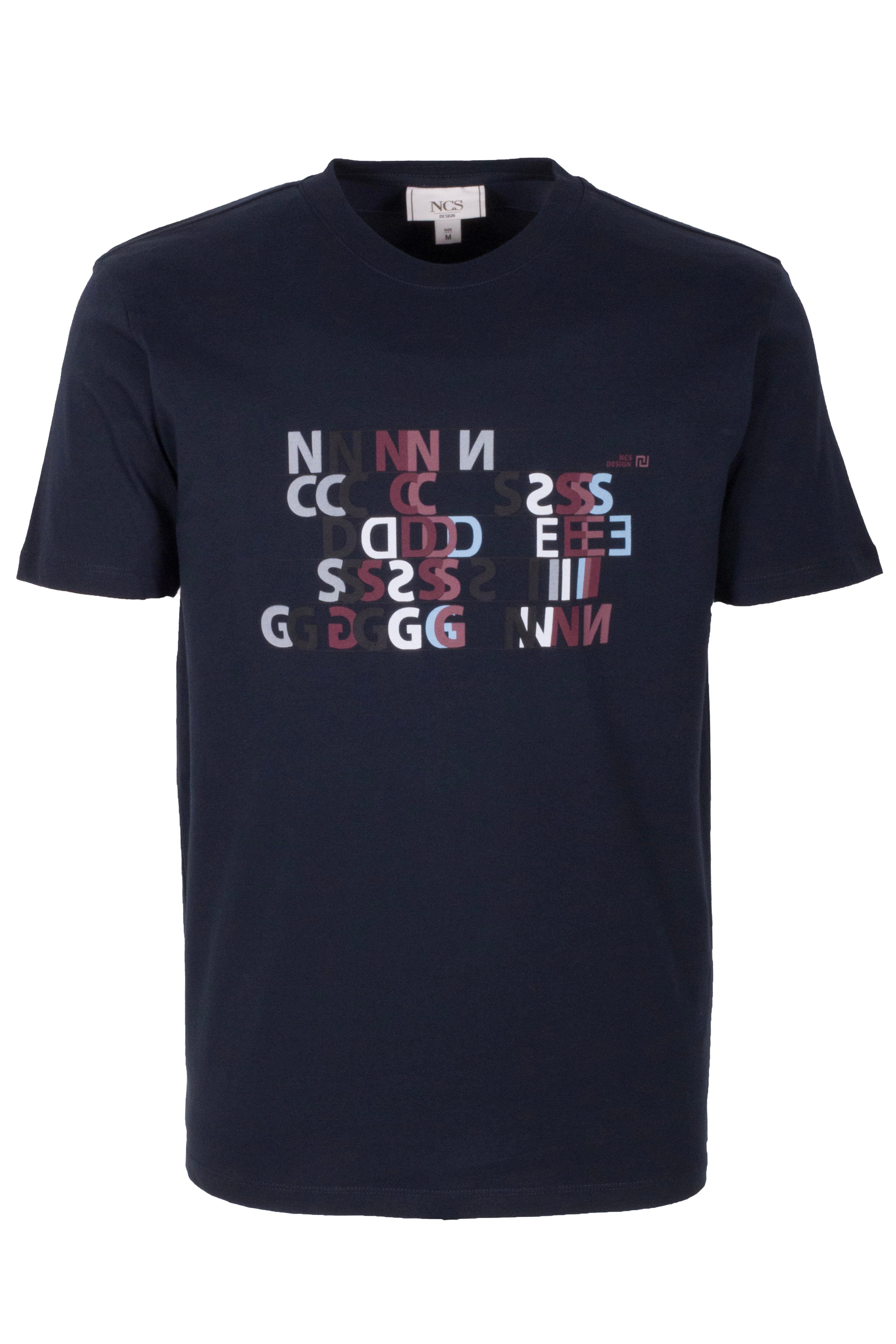 Erkek Tişört Bisiklet Yaka Slim Fit Baskılı T-shirt NCS JEANS 1295