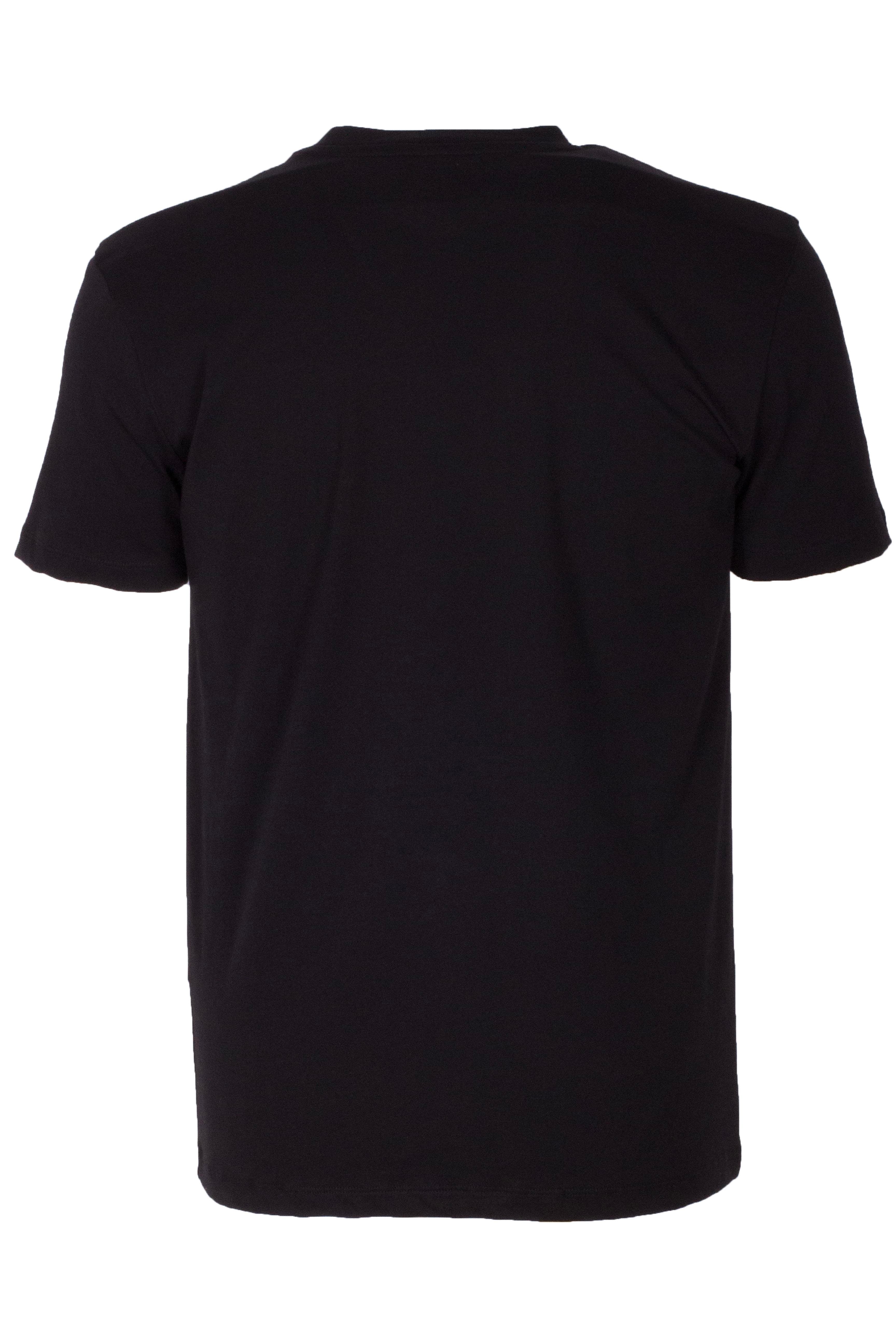 Erkek Tişört Bisiklet Yaka Slim Fit Siyah %100 Pamuk Baskılı T-shirt NCS JEANS 1300