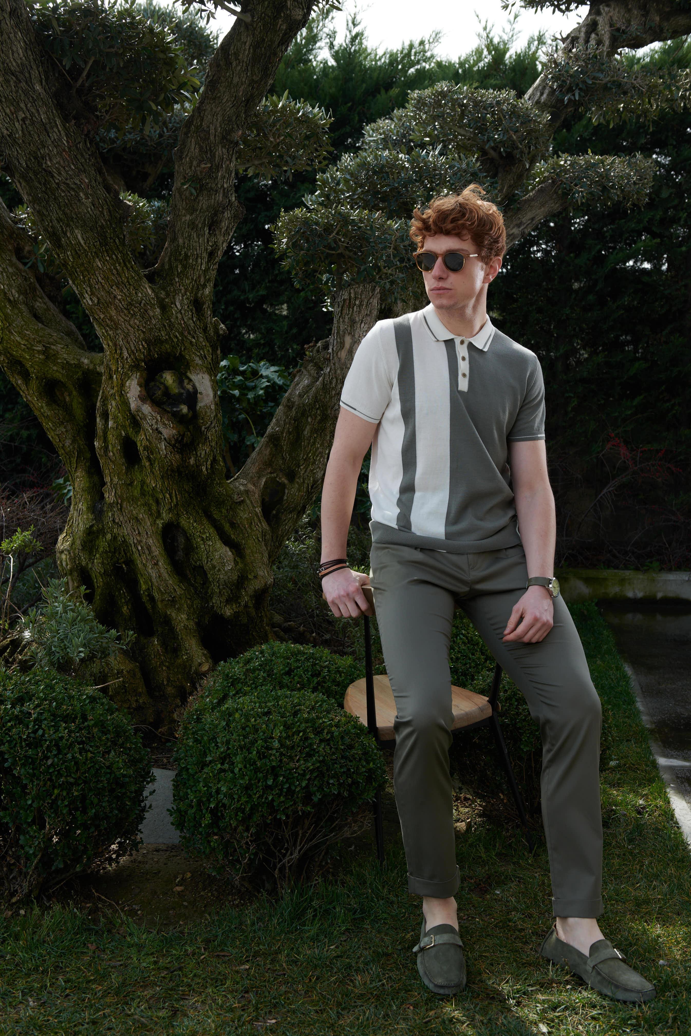 NCS JEANSErkek Pileli  Haki Armürlü Chino Pantolon NCS JEANS 2247 20802247 - 2080