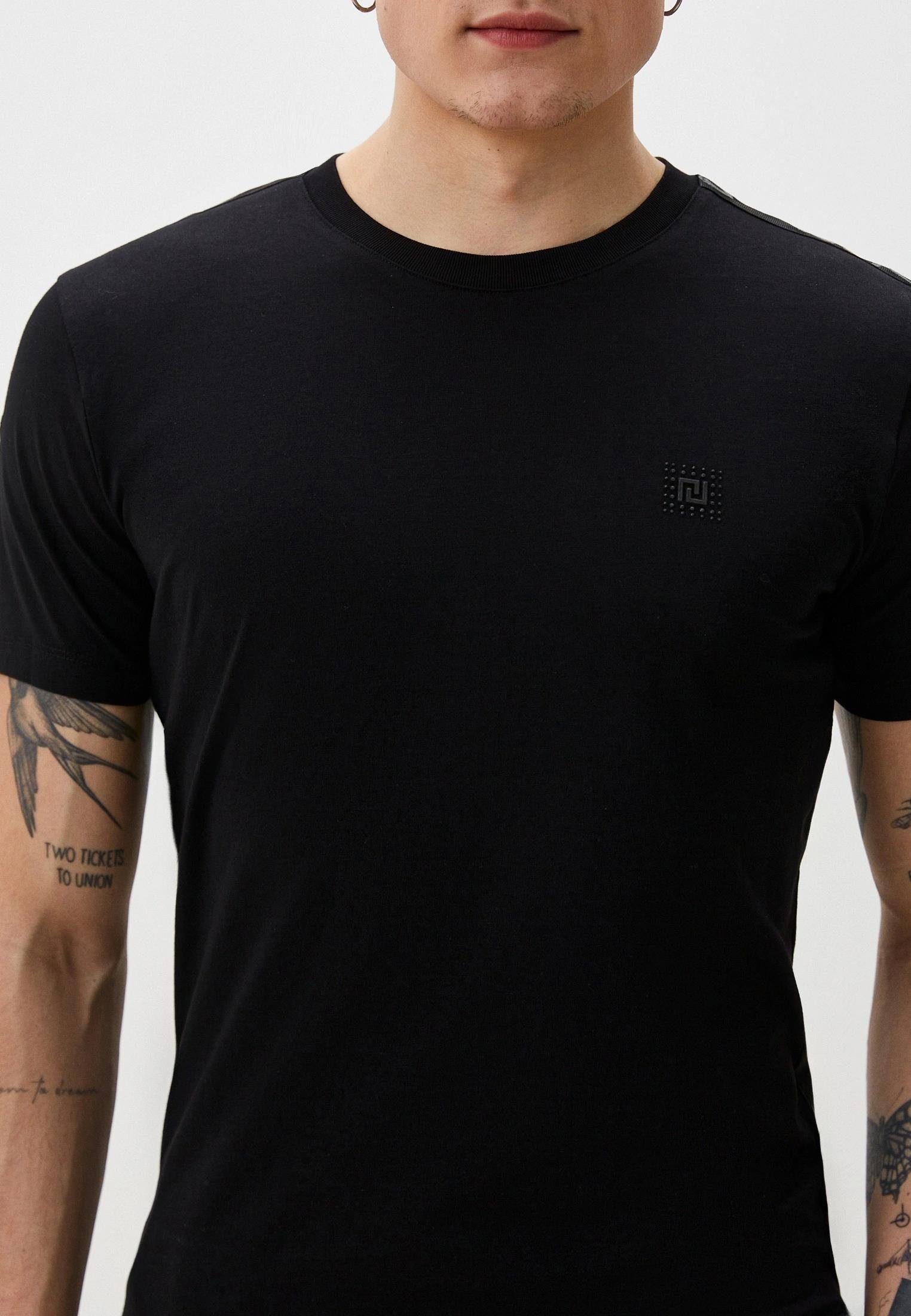 NCS JEANSErkek Tişört Bisiklet Yaka Siyah Slim Fit %100 Pamuk T-shirt NCS JEANS 13021302