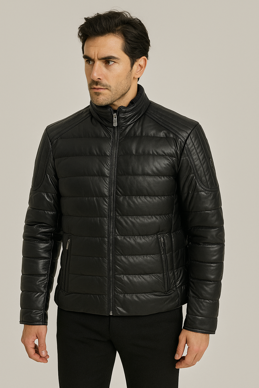 NCS JEANSSu Geçirmez Regular Fit Erkek Şişme Mont Siyah 45284528