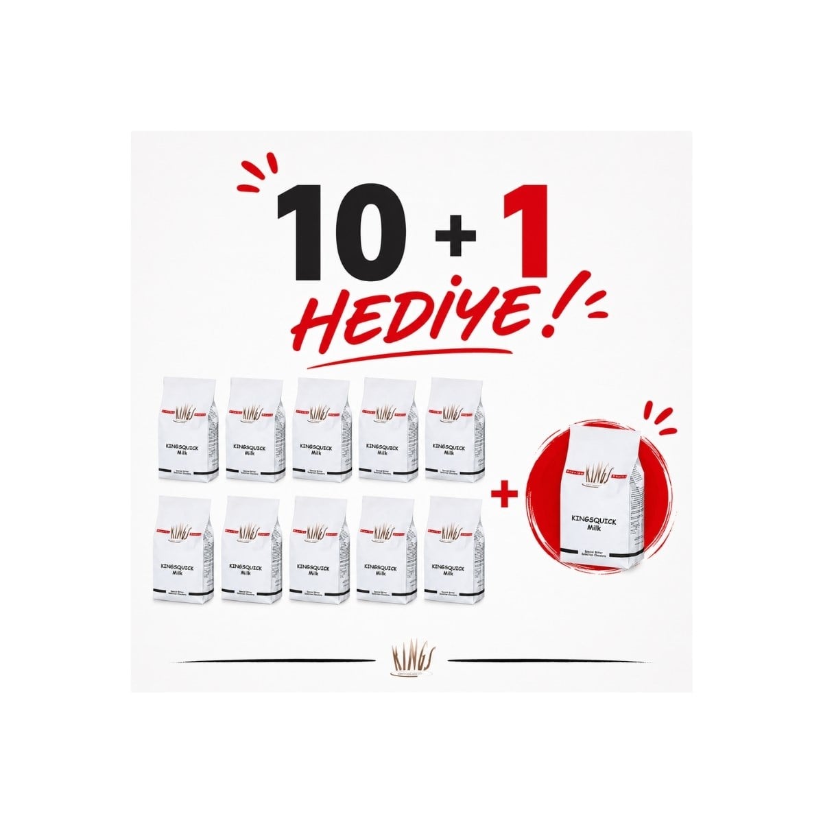 Granül Sıcak Çikolata 11 Paket (Milk) 