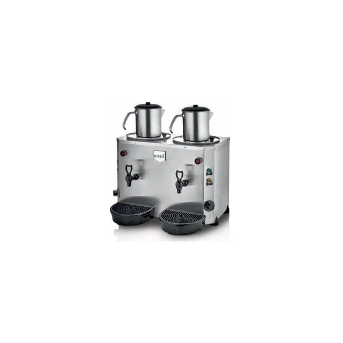 Remta DE15 Jumbo Çay Makinesi, 2 Demlikli, 9+9 L