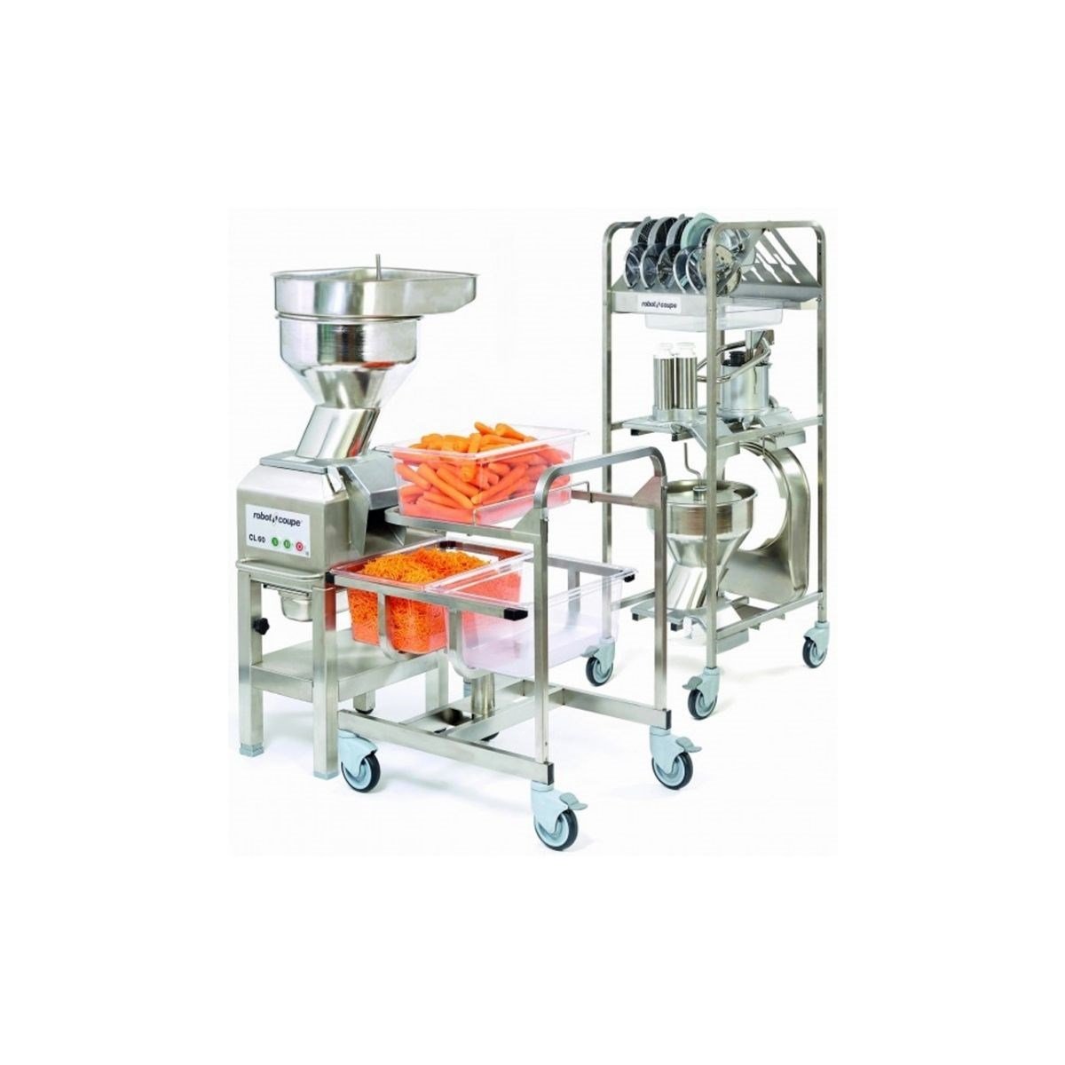 Robot Coupe CL 60-3 Ayaklı Sebze Doğrama Makinesi, Çalışma İstasyonu, 4.9 L 1500 W
