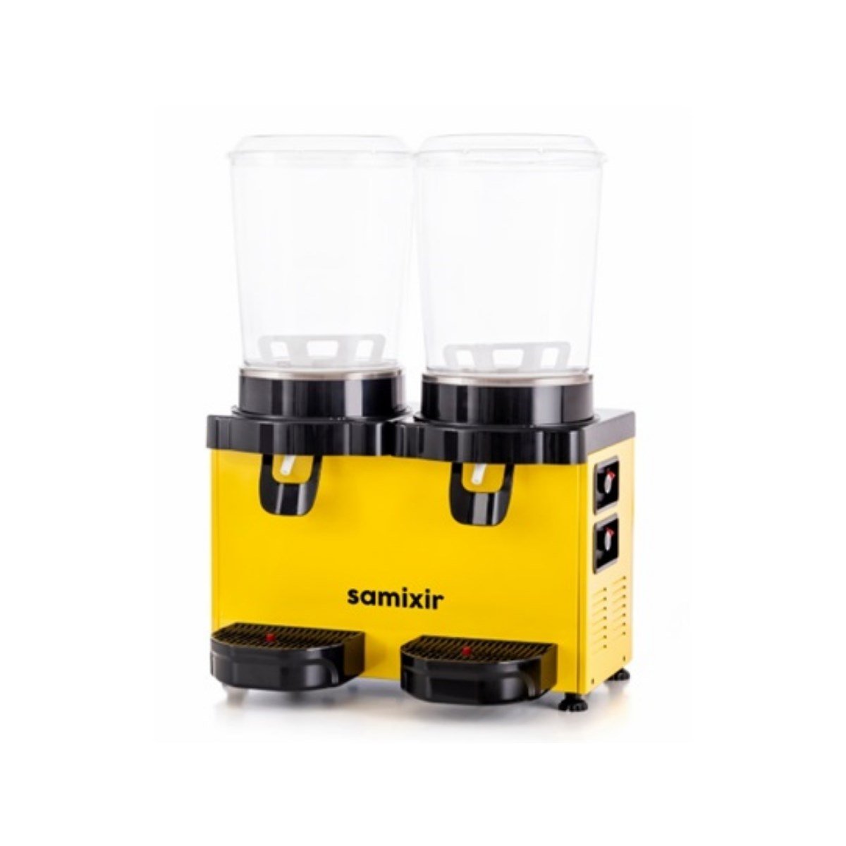 Samixir M10 Panoramik Mikser Soğuk İçecek Dispenseri 10+10Lt. Sarı