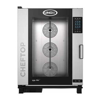 Unox Cheftop Plus Combi Gazlı Fırın, 10 GN 2/1 Kapasiteli, XEVC-1021-GPRM