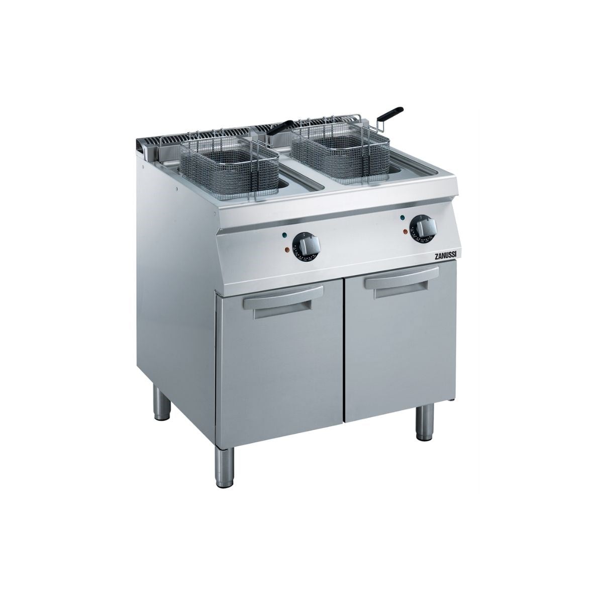 Zanussi Dolaplı Elektrikli Endüstriyel Fritöz 2x14 Lt | CF Mutfak