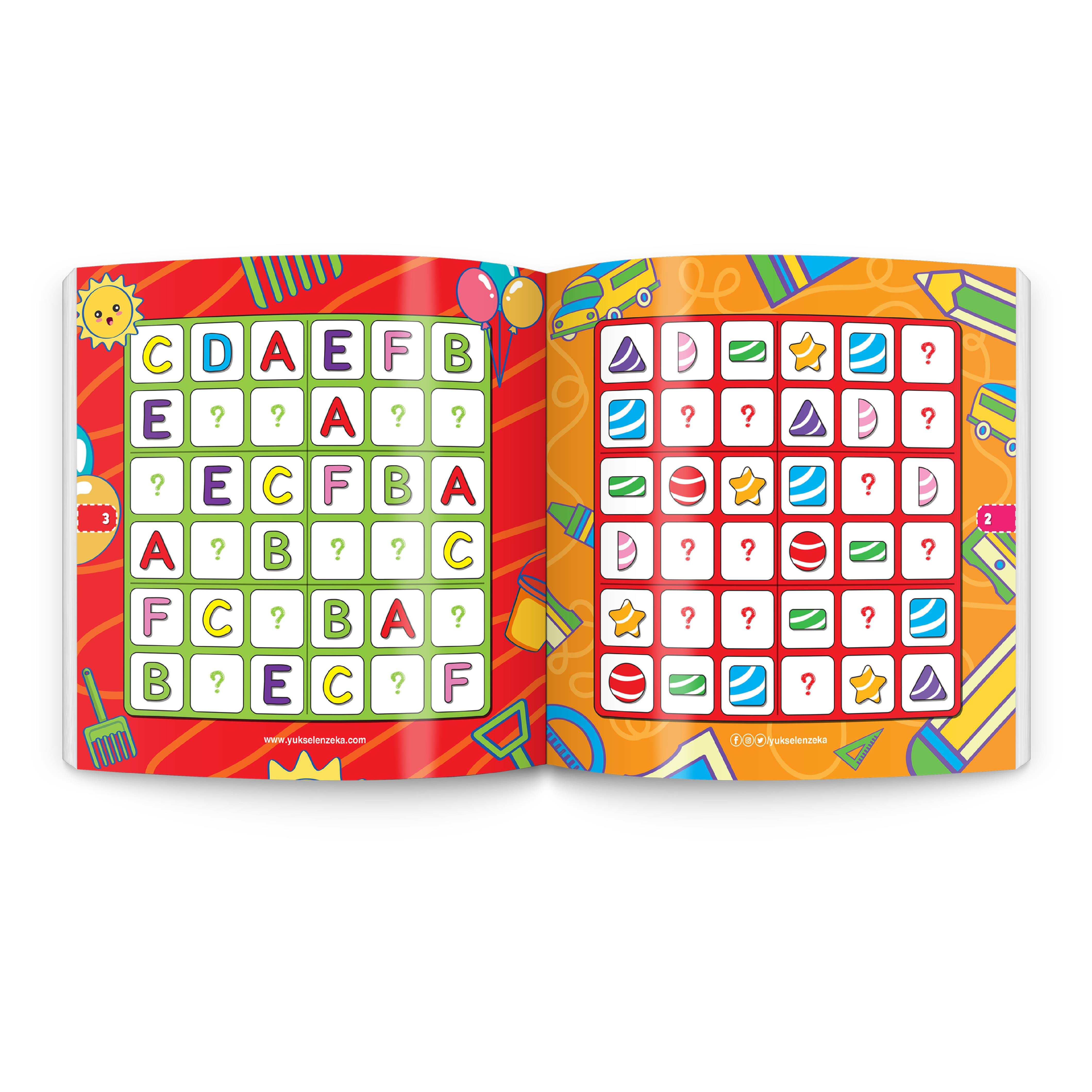 5-8 Yaş Stickerlı Sudoku Seti (440 Adet Sticker)