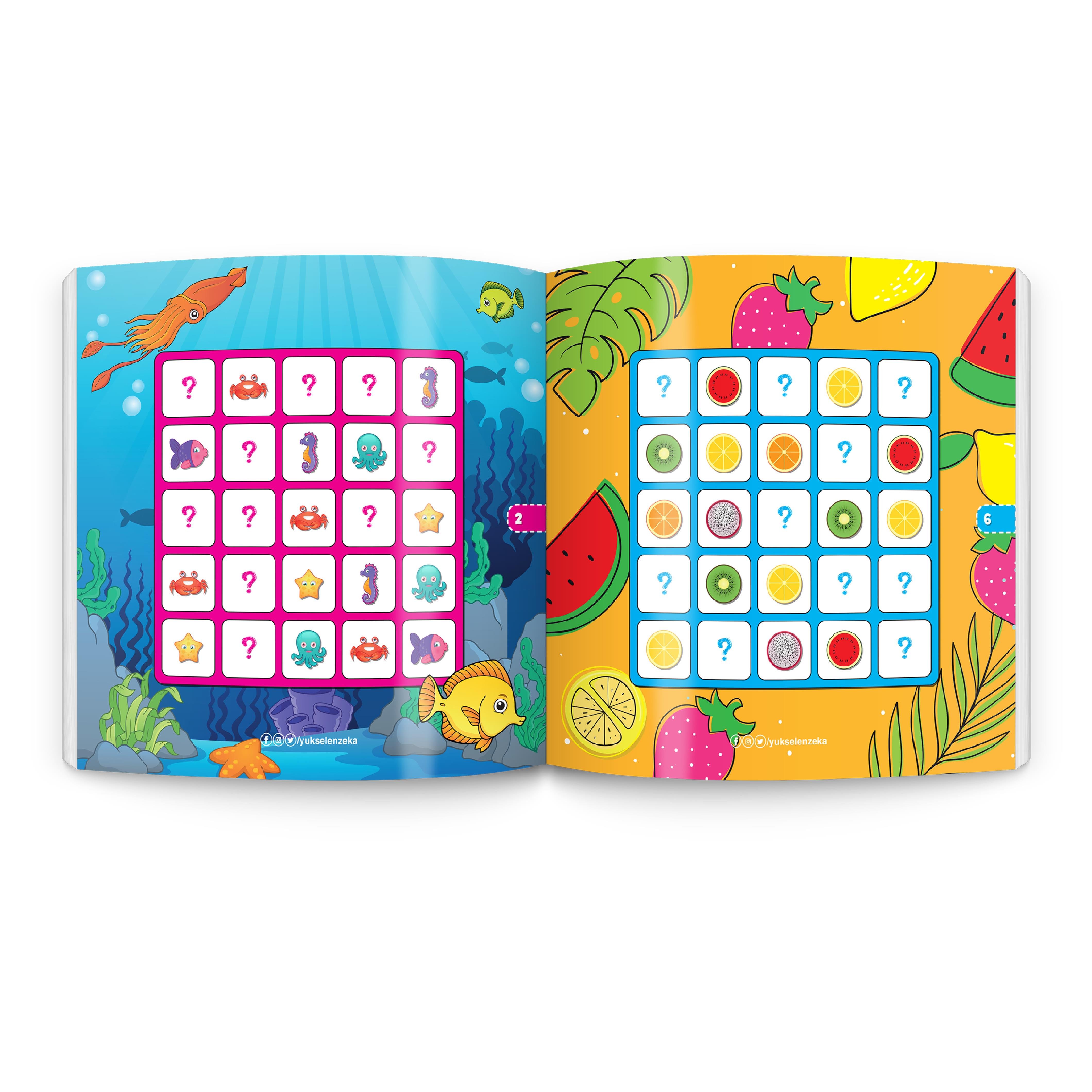 5-8 Yaş Stickerlı Sudoku Seti (440 Adet Sticker)