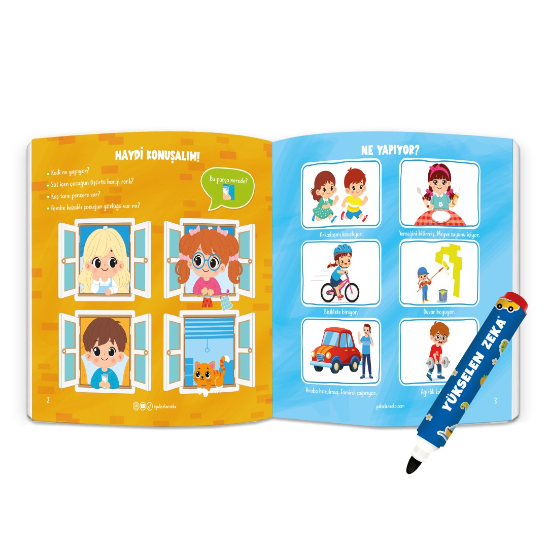 Cümle Kurduran Kitap Yaz Sil Serisi