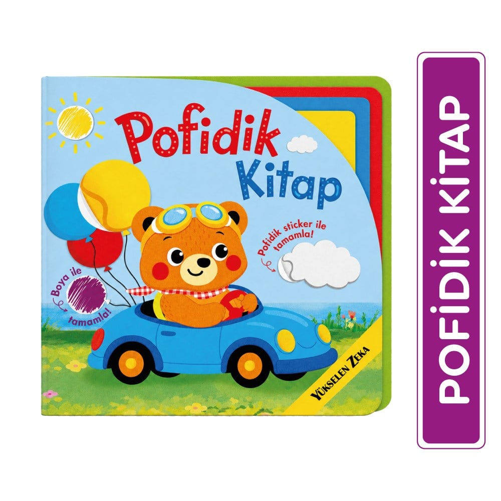 Pofidik Kitap - Yumuşacık Sticker Kitabı