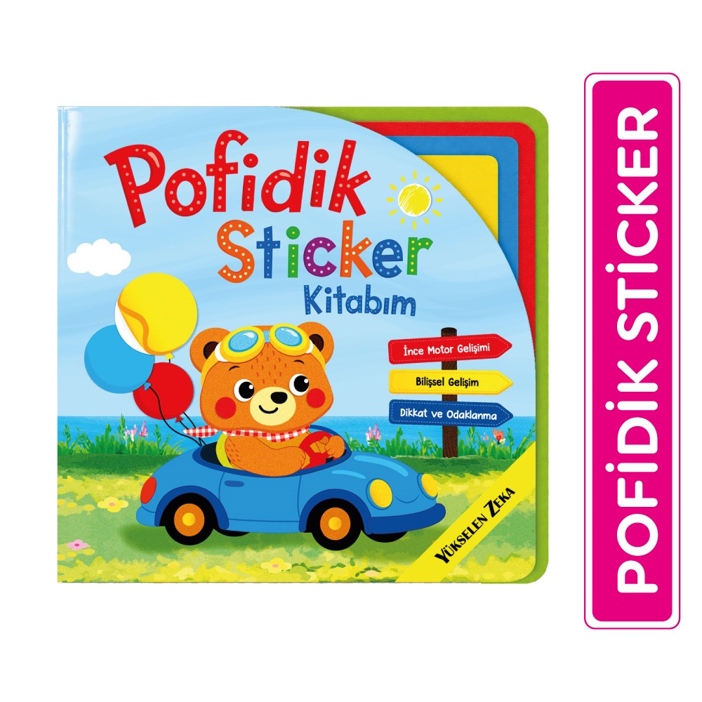 Pofidik Sticker Kitabım - İlk Yumuşacık Sticker Kitabı